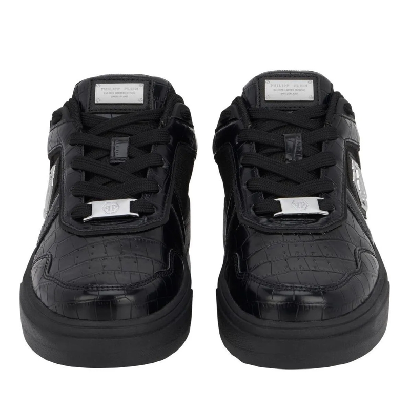 Philipp Plein Low-Top-Sneaker Low-Top Sneakers Sk8R Plein Cocco schwarz(Image 4)