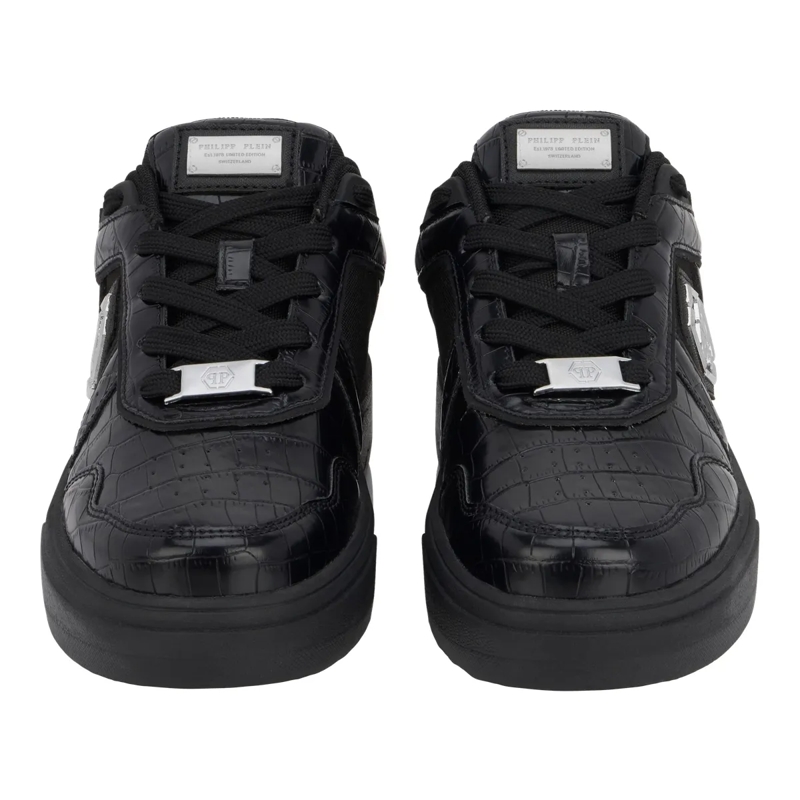 Philipp Plein Low-Top-Sneaker Low-Top Sneakers Sk8R Plein Cocco schwarz(Image 2)