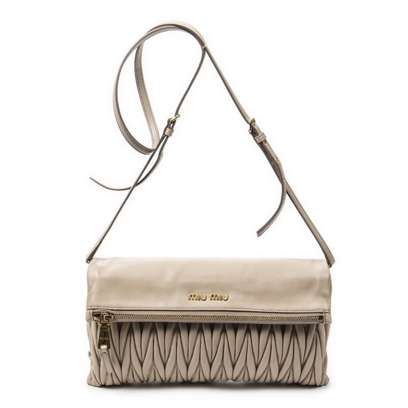 Miu Miu Crossbody Bag Fold Over Crossbody hellrosa