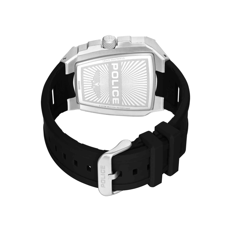 Police Automatikuhr Quarzuhr Tough Gear schwarz(Image 4)