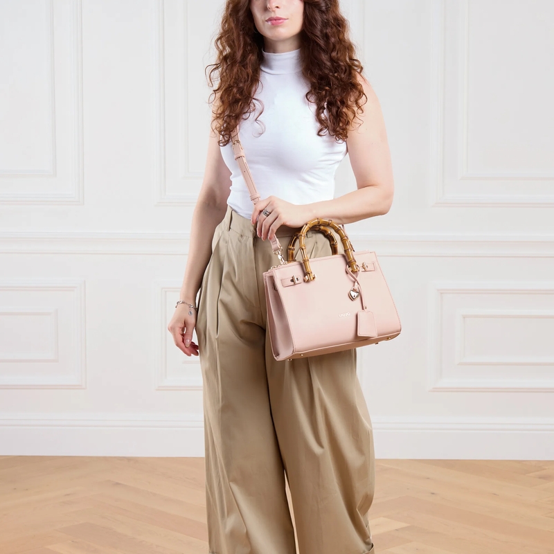 LIU JO Tote Borsa M Satchel Cipria(Image 4)