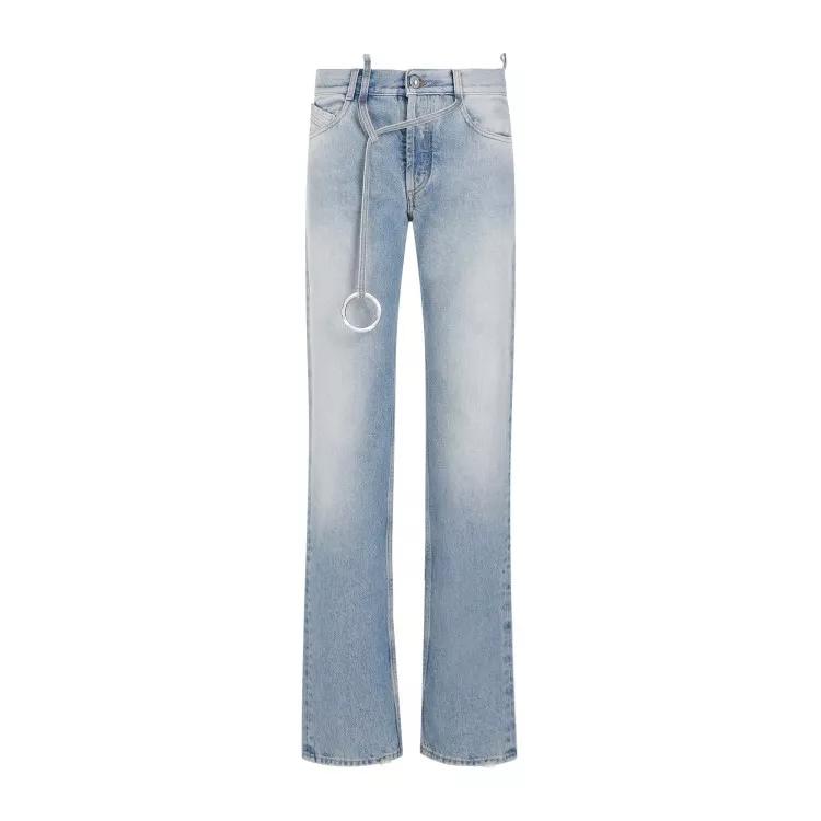 The Attico - Blue Distressed Jeans - Größe 27 - blue