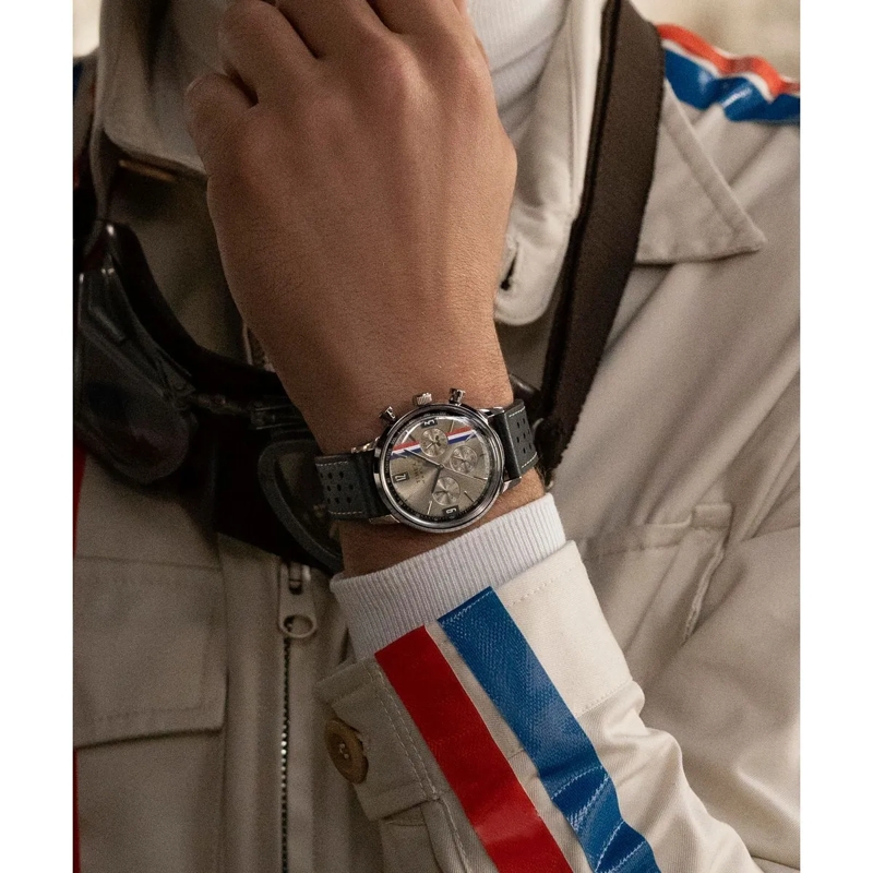 Timex Quarzuhr Quarz-Analoguhr Marlin Chronograph Stripes schwarz(Image 6)