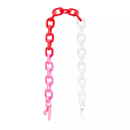 Furla Candy Shoulder Strap Clear+Flame+Berry Schouderketting
