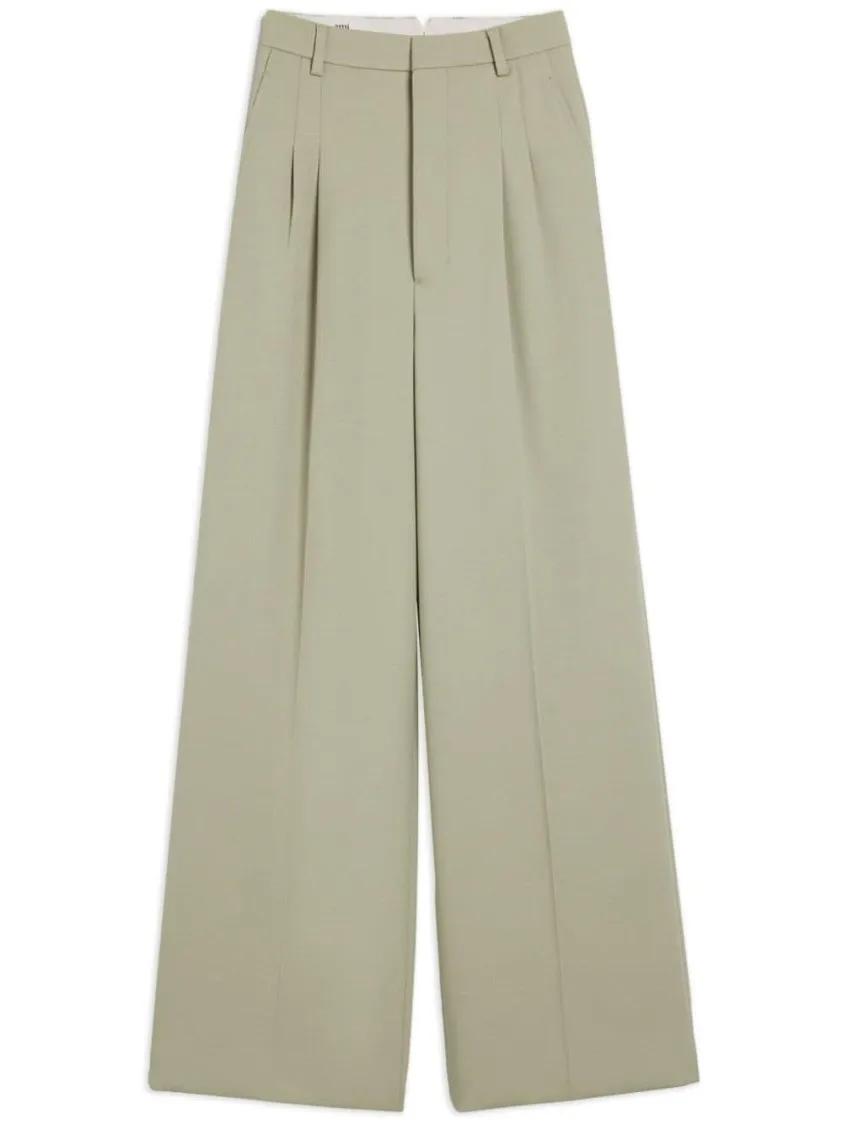 AMI Paris - Wool Trousers - Größe 36 - grün