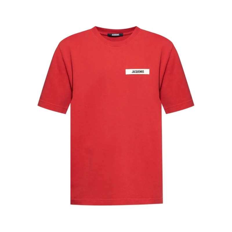 Jacquemus T-shirt Minimalistic Red T-Shirt Red