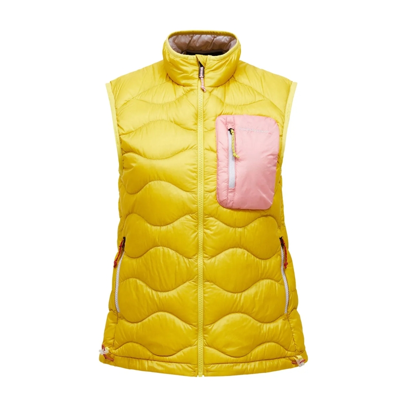 Peak Performance Weste Weste mit Logo gelb