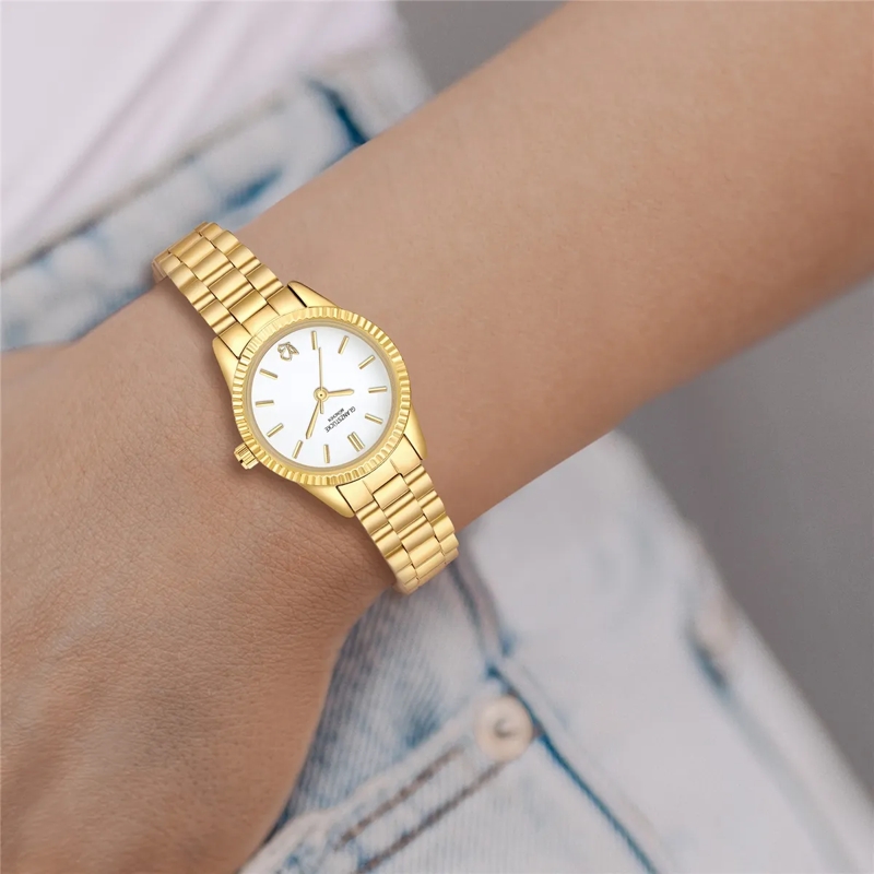 Glanzstücke München Automatikuhr Damen Armbanduhr Edelstahl gold(Image 2)