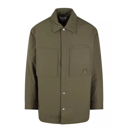 Maison Kitsune Padded Overshirt Green 