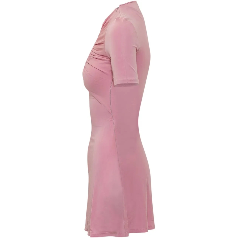 Marine Serre Mini-robe Moon Hole Mini Dress rose(Image 3)