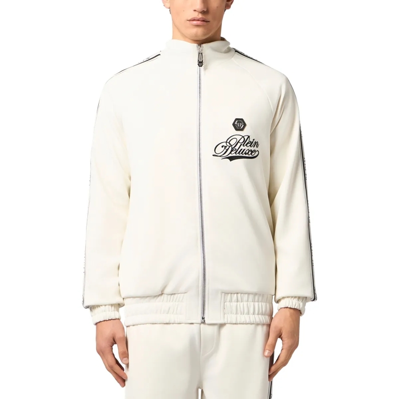 Philipp Plein Daunenjacke Tracksuit Jacket Plein Deluxe Signature Signature weiss(Image 3)