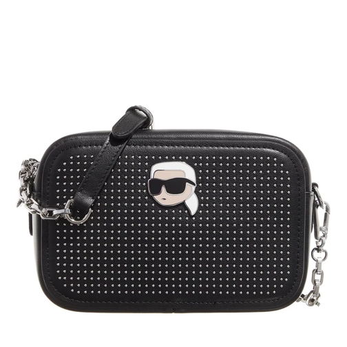 Karl Lagerfeld Crossbody Bag K/Ikonik 2.0 Leather Cmb Studs Black