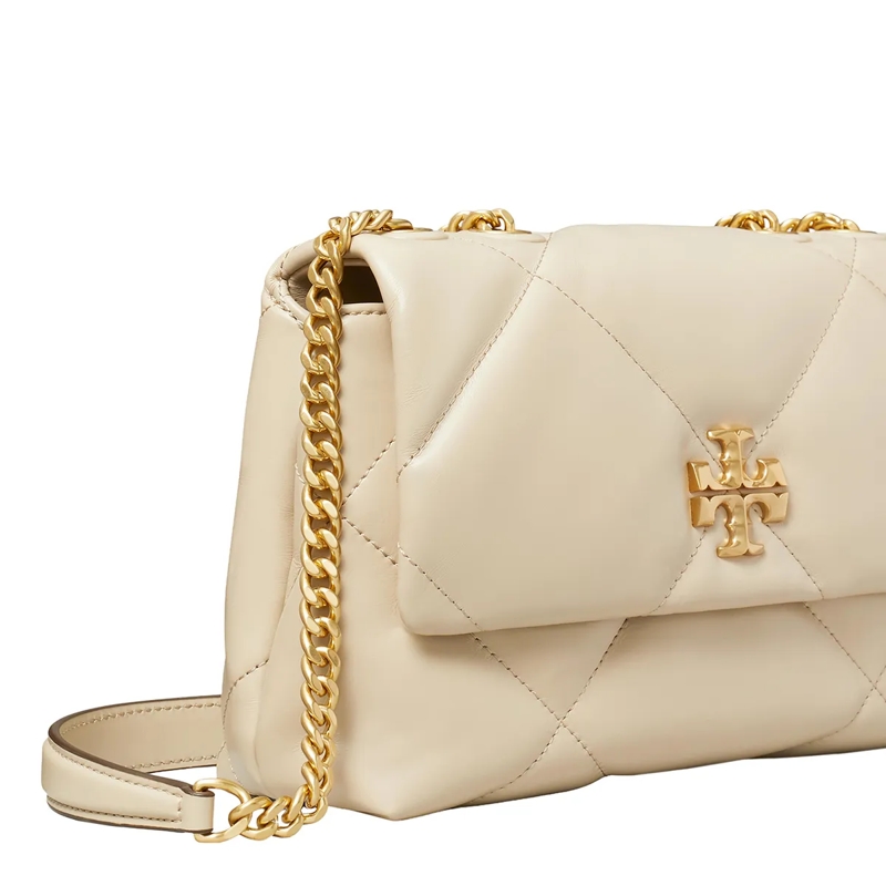 Tory Burch Schultertasche Kira Diamond Quilt Small Convertible Shoulder Bag Light Stone(Image 2)