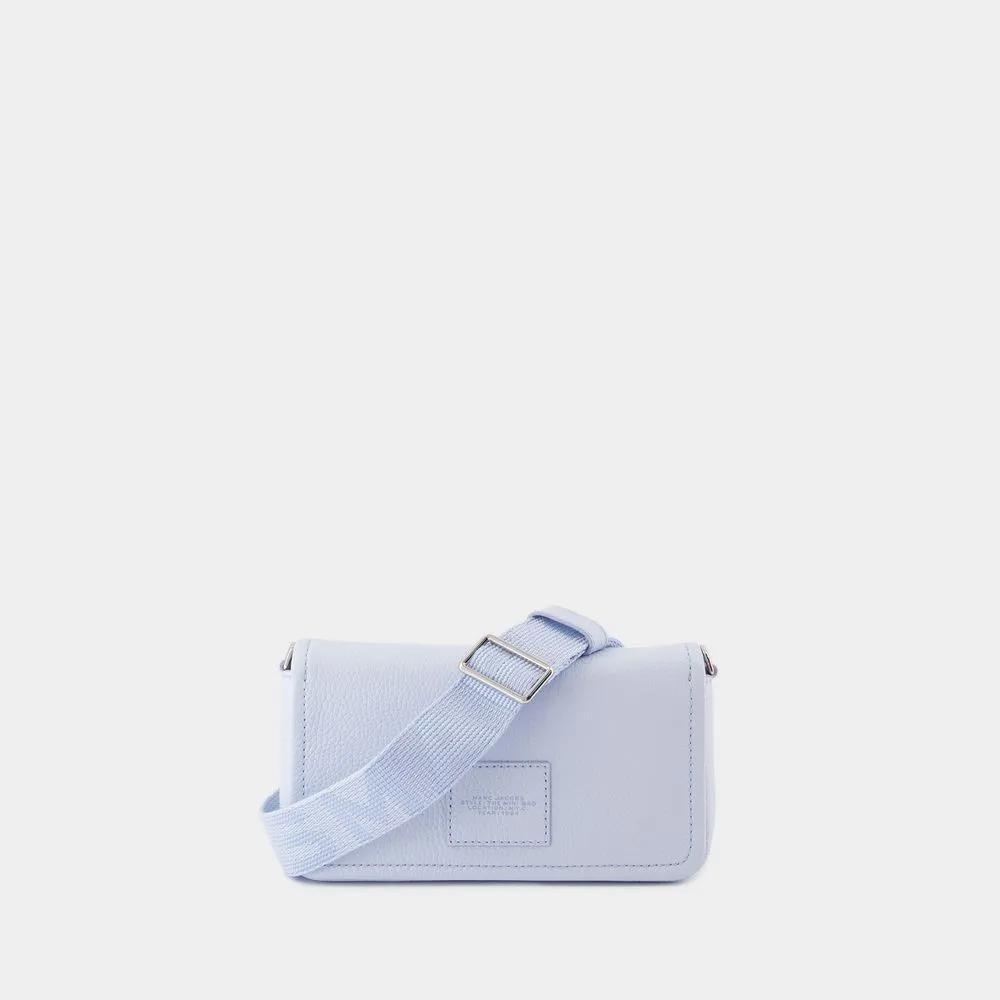 Marc Jacobs Blauwe Kalfsleren Mini Tas met Klep Blue Dames