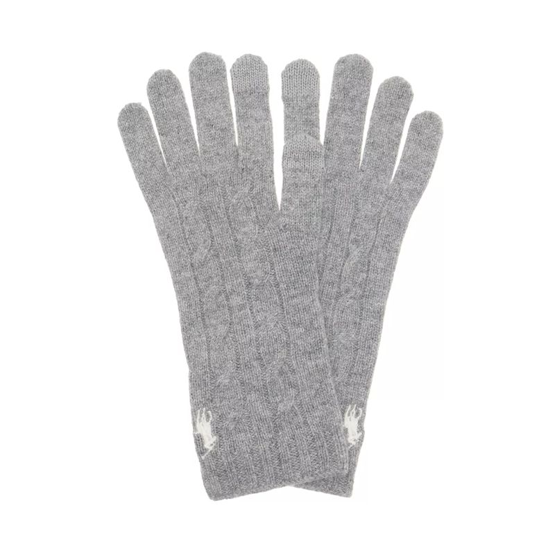 Polo Ralph Lauren Gants Cable Glove Fawn Grey