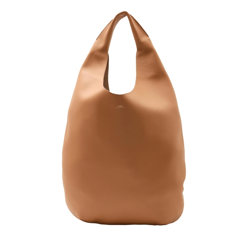 A.P.C. Hobo Bag Le Neige Cab Camel