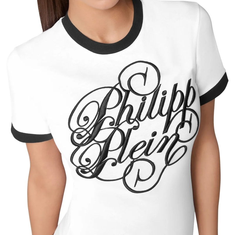 Philipp Plein T-Shirt T-Shirt Slim Fit weiss(Image 5)