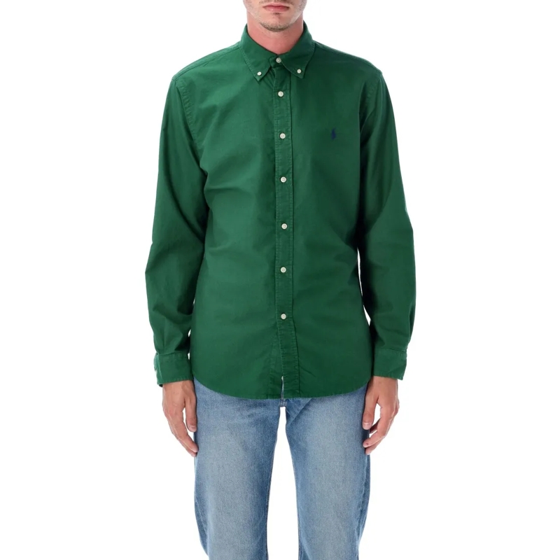 Polo Ralph Lauren Hemd Custom Fit Cotton Shirt Green