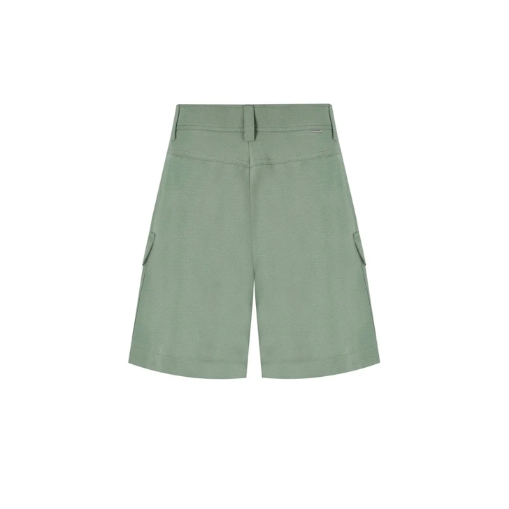 【送料&関税込】Woolrich Sage Green Viscose Blend Shorts Woolrich Shorts Sage grün | Shorts