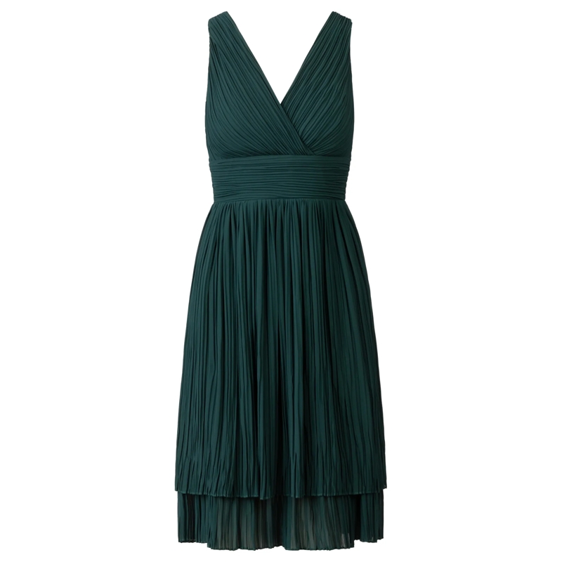 Kraimod Midikleid Cocktailkleid dunkel-grün