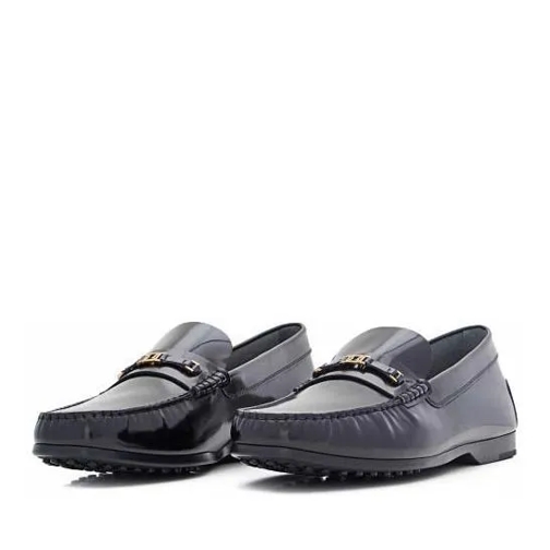 Tod's Kate Orel Mocassino Gomma 31L Black Loafer