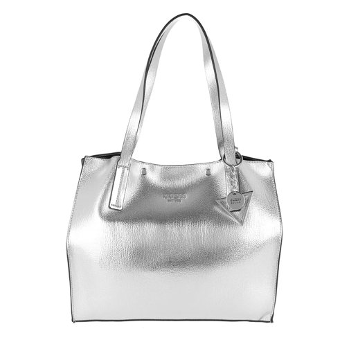 Guess Kinley Carryall Silver Tote