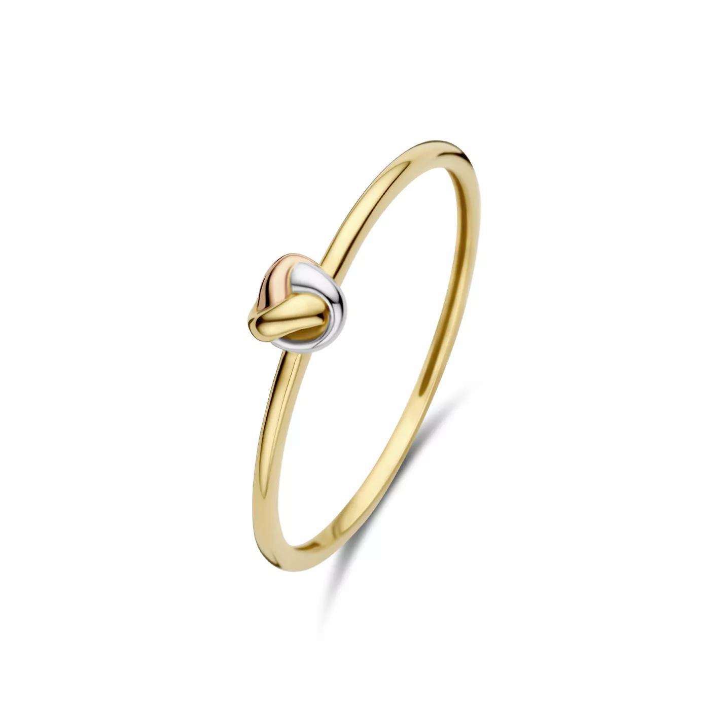 BELORO Ring - Beloro Jewels Della Spiga damen Ring 375 Gold BO33 - Gr. 48 - in Gold - für Damen