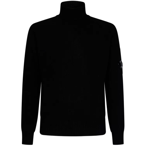 CP Company Black High-Neck Sweater Black Pull