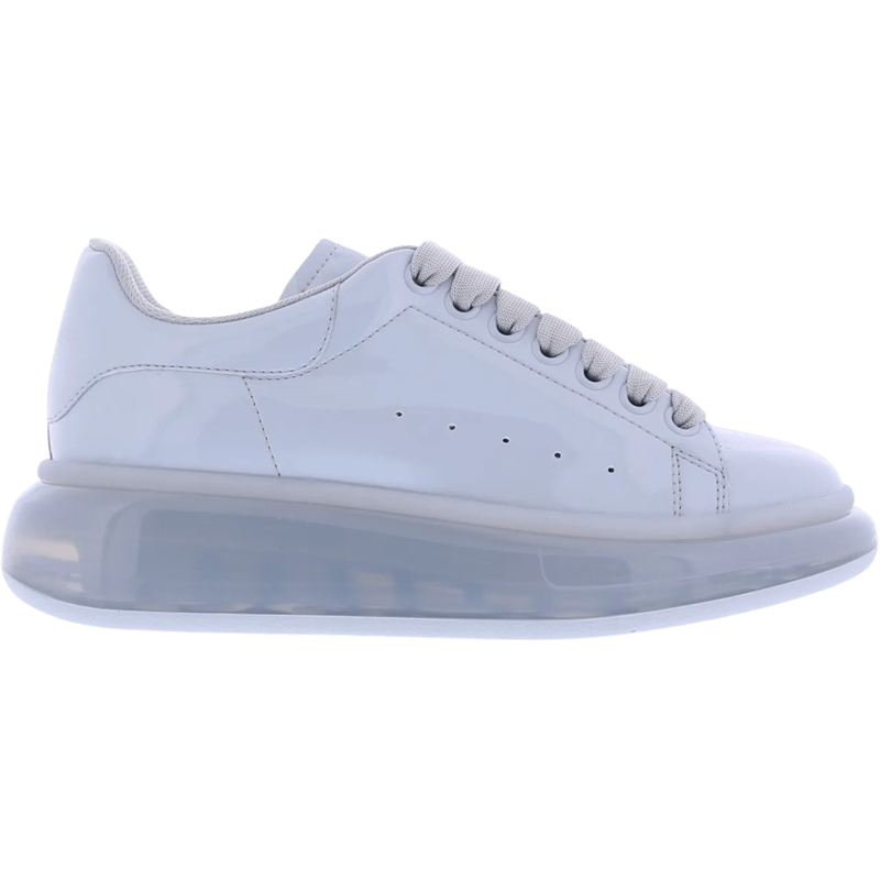 Alexander McQueen Low-Top-Sneaker Dames Oversized Sneaker Transp Gris grau