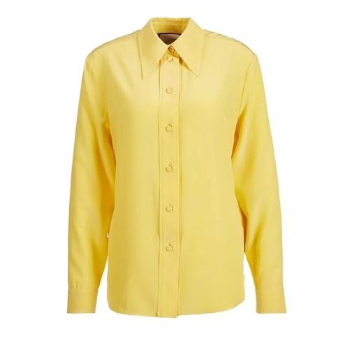 Gucci Silk Crepe de Chine 7518 yellow iris/mix Blouses