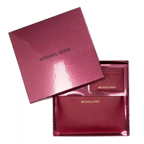 MICHAEL Michael Kors Giftables XBody Card Holder Box Set Cherry Crossbody Bag