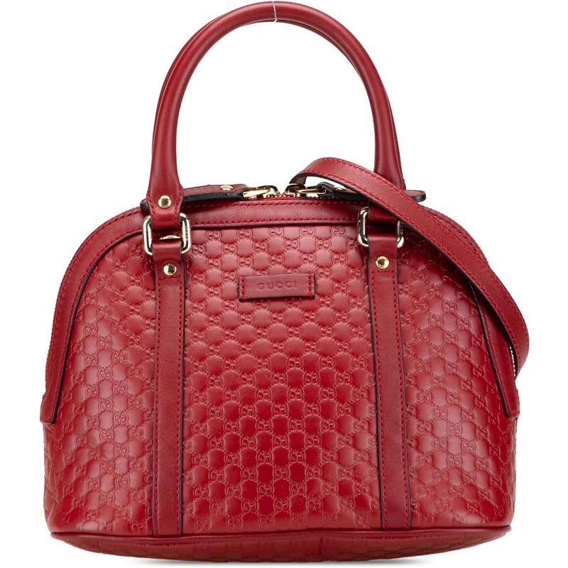 Gucci Sac à bandoulière Mini Microguccissima Dome Satchel rot