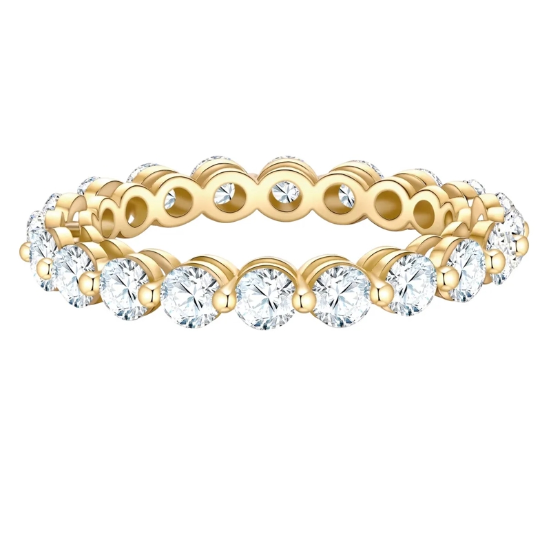 Glanzstücke München Ring Sterling Silber Ring Zirkonia gold