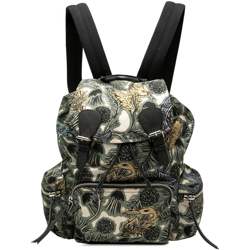 Burberry Rucksack Nylon Graffiti Rucksack Backpack grün