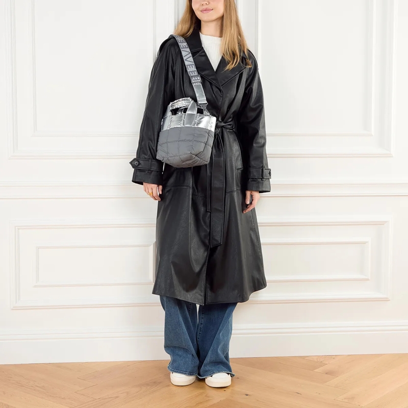 Vee Collective Tote Porter Tote Mini Silver Grey(Image 2)