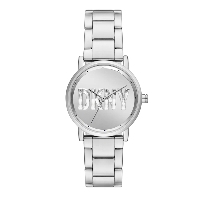 DKNY Metall Armbanduhr silber Automatikuhr
