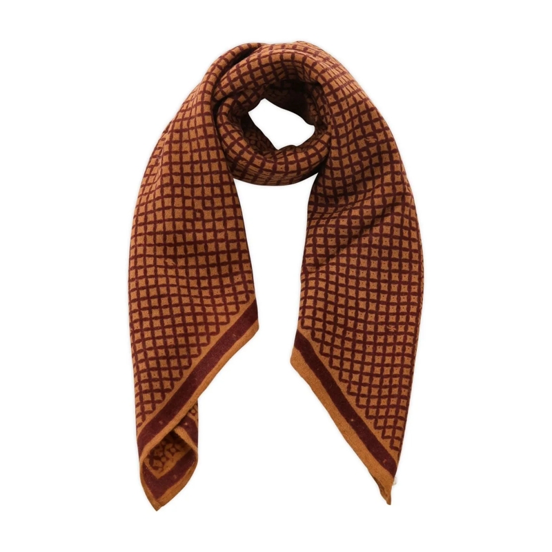 Friendly Hunting Écharpe légère Tuch aus Kaschmir Braun