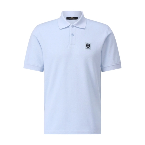 Belstaff Polo Poloshirt mit Logo Hellblau