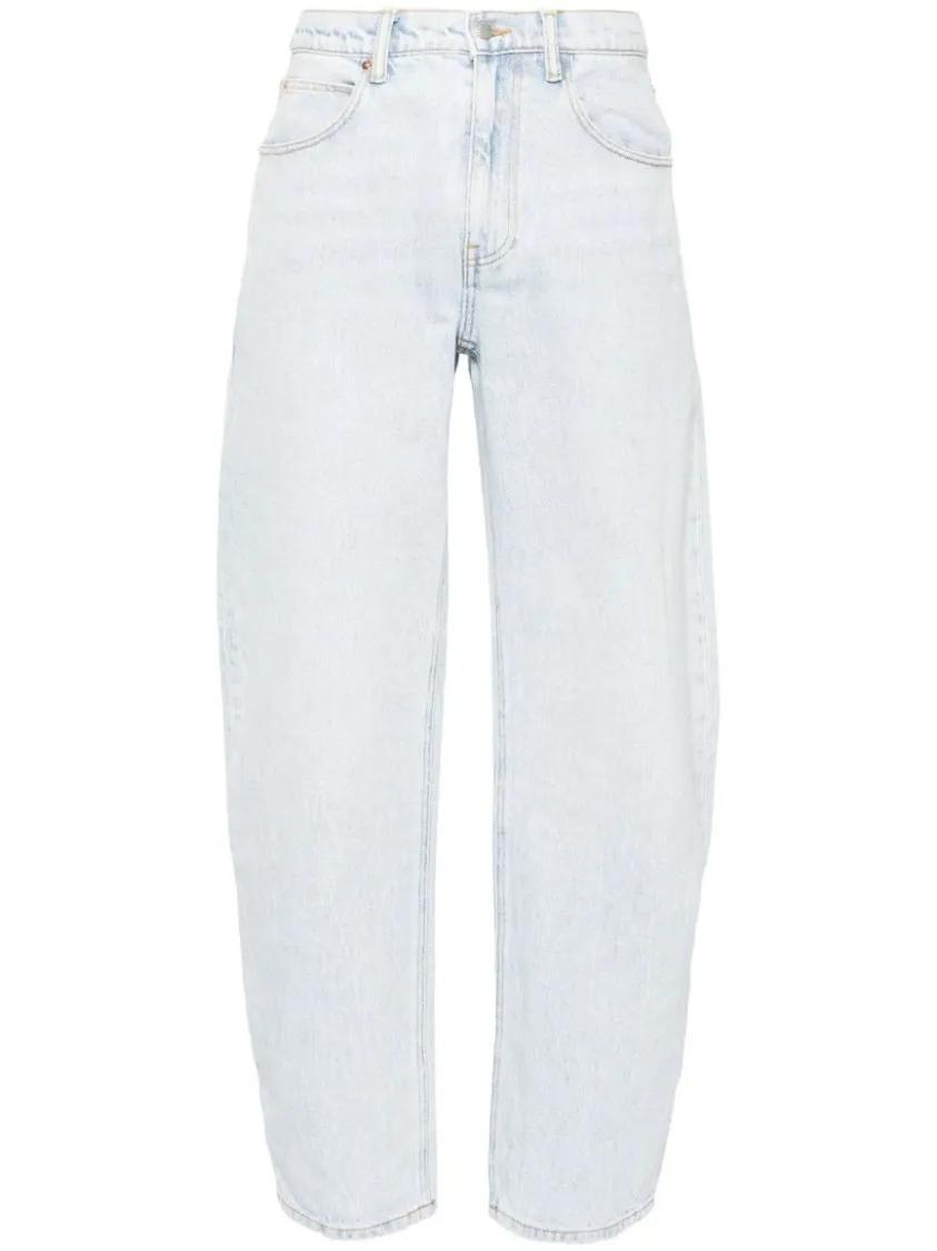 Alexander Wang - High-Rise Tapered Jeans - Größe 27 - blau