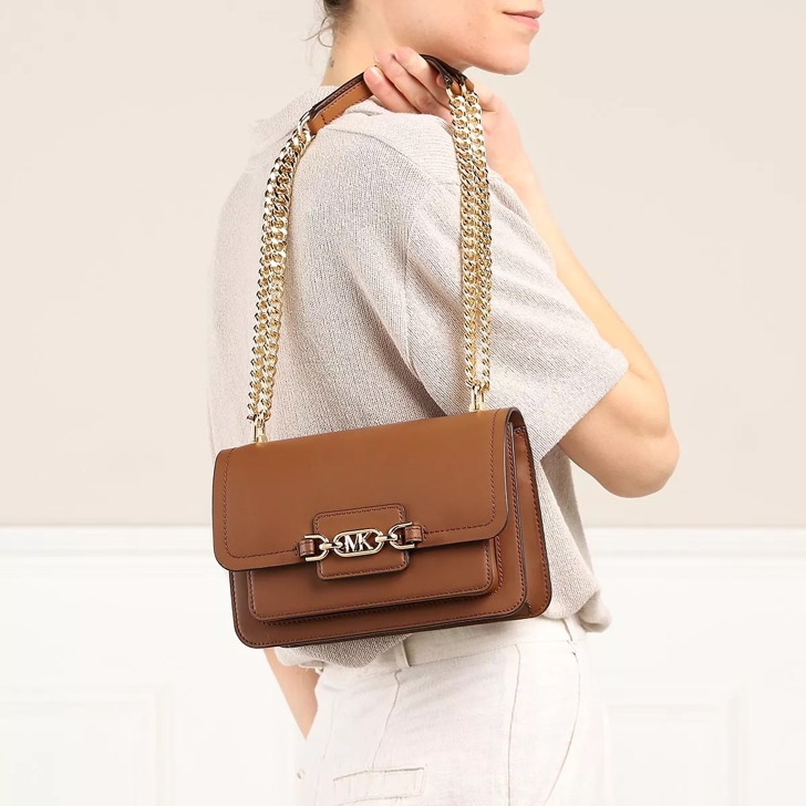 Heather Large Leather Shoulder Bag