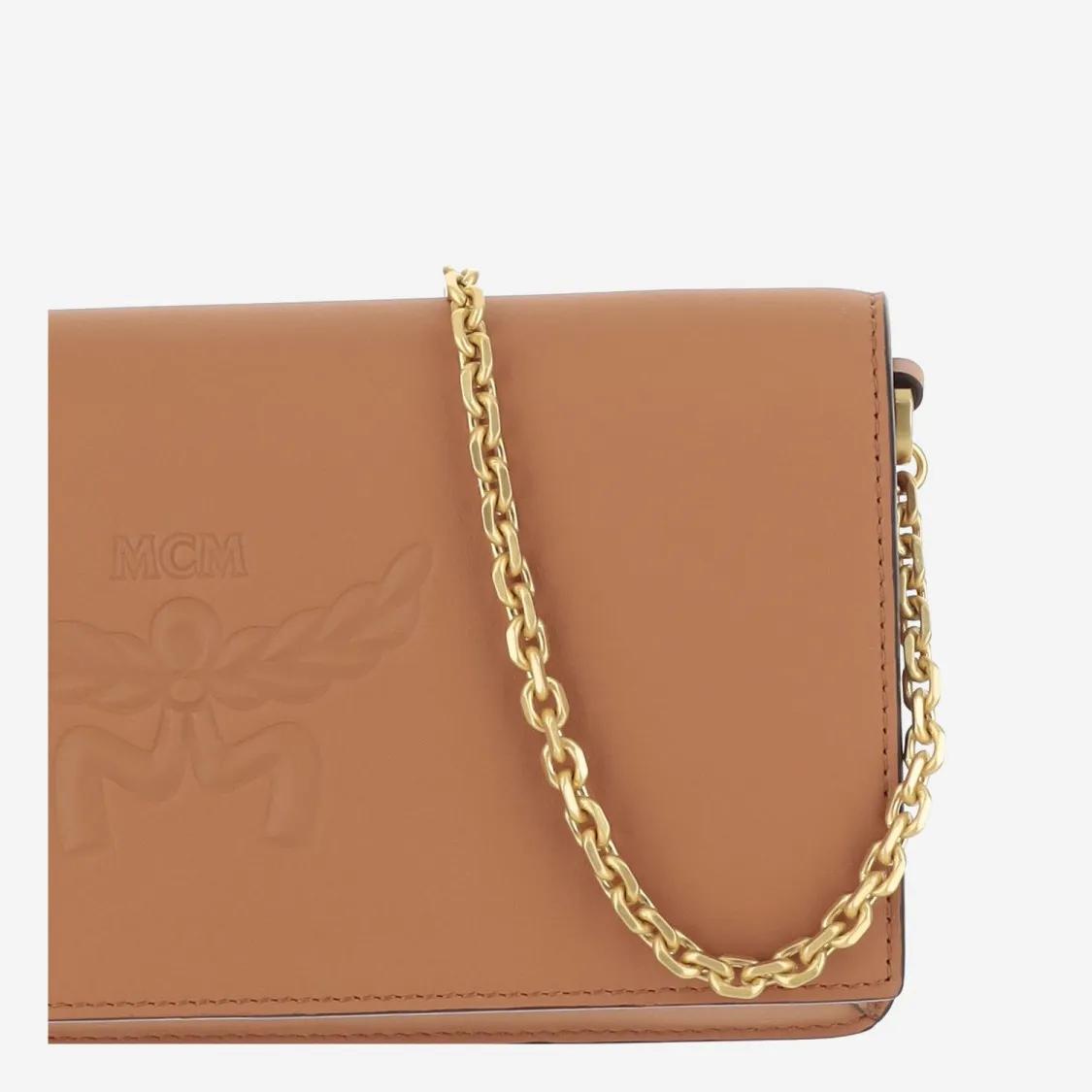 MCM Hobo bags Himmel Mini Shoulder Bag in bruin