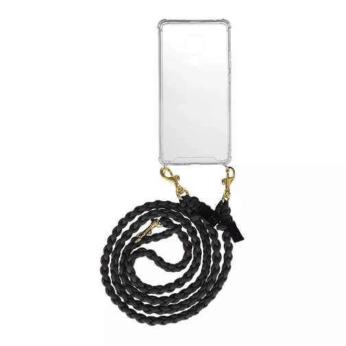 fashionette Smartphone Mate 20 X Necklace Braided Black/Gold Phone Sleeve