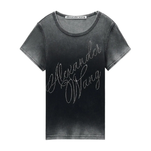 Alexander Wang Black/Grey T-Shirt Black T-tröjor