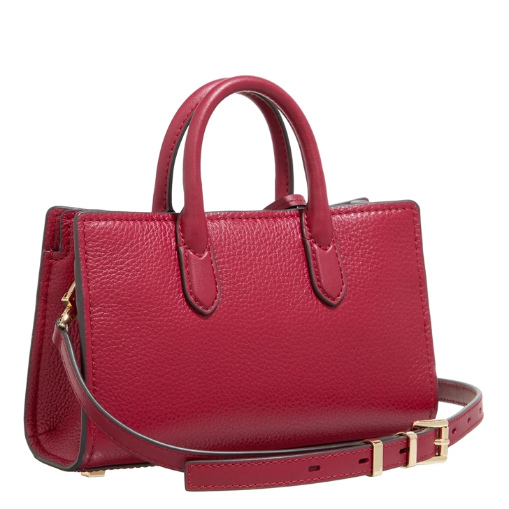 Deep red bag sale