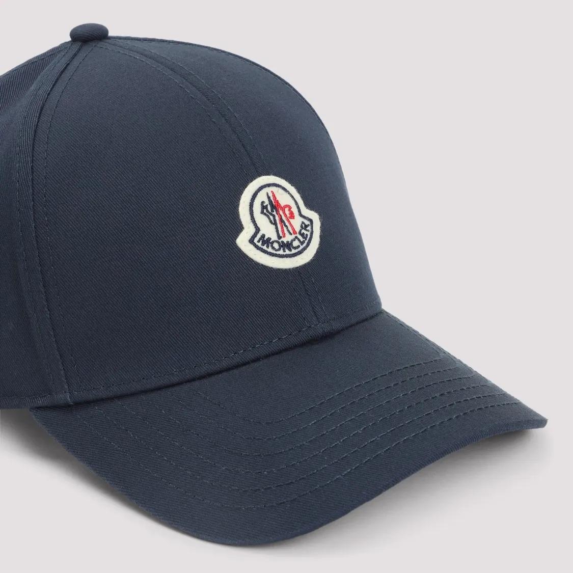Thumbnail - Moncler Caps & Mützen - Navy Cotton Baseball Cap - Gr. ONE SIZE - in Blau - für Damen