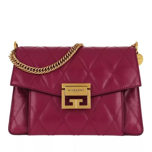 Givenchy Small GV3 Bag Quilted Leather Orchid Purple Crossbodytas