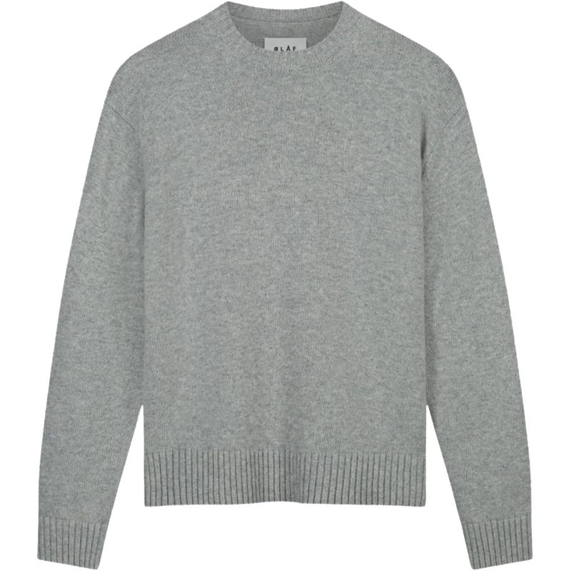 ØLÅF Weste Olaf . Truien Lichtgrijs M220701 grau