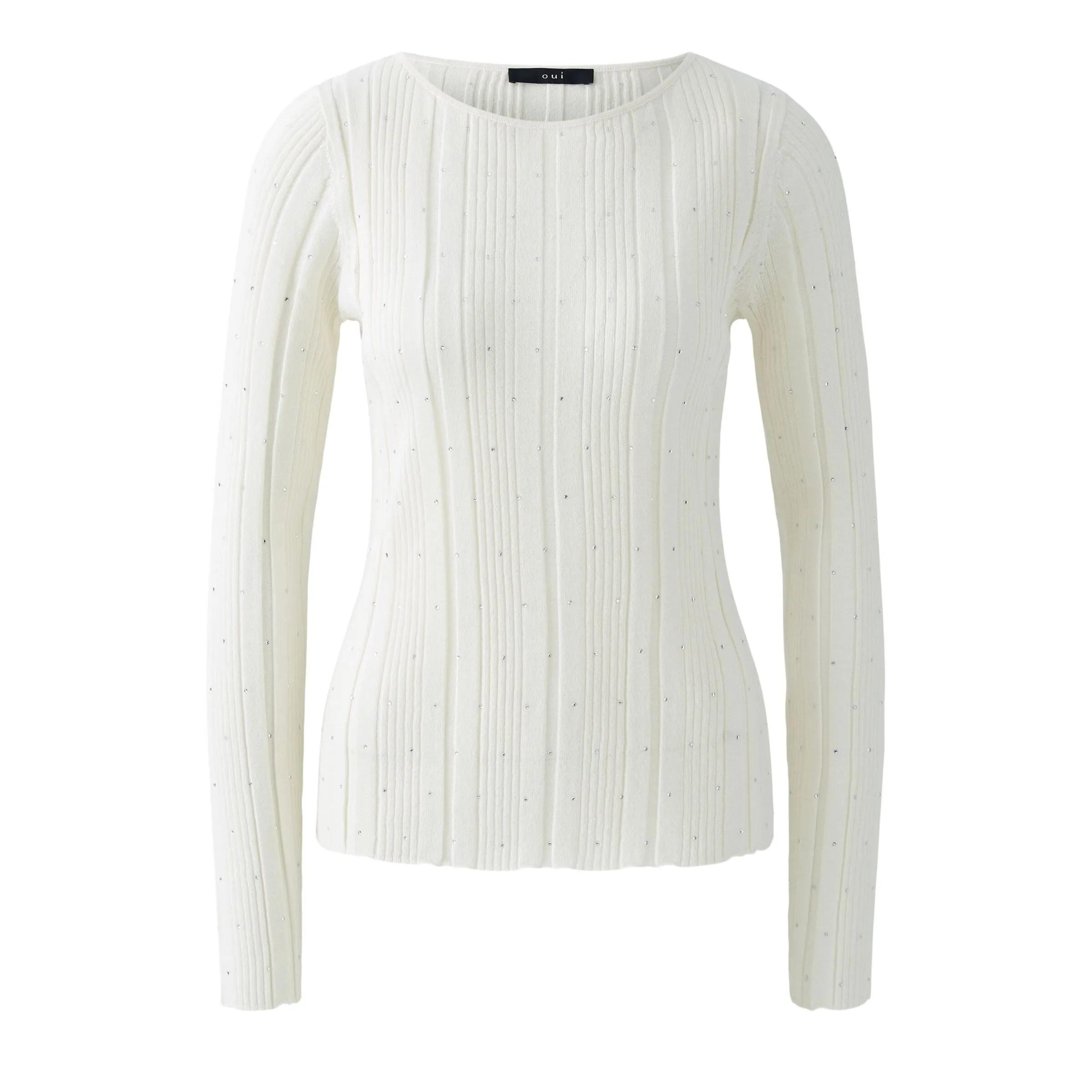 Thumbnail - Oui - Pullover - Größe 42 DAMEN - creme