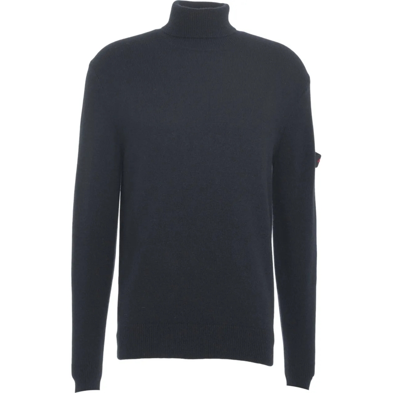 Peuterey  Turtleneck sweater with logo detail blau