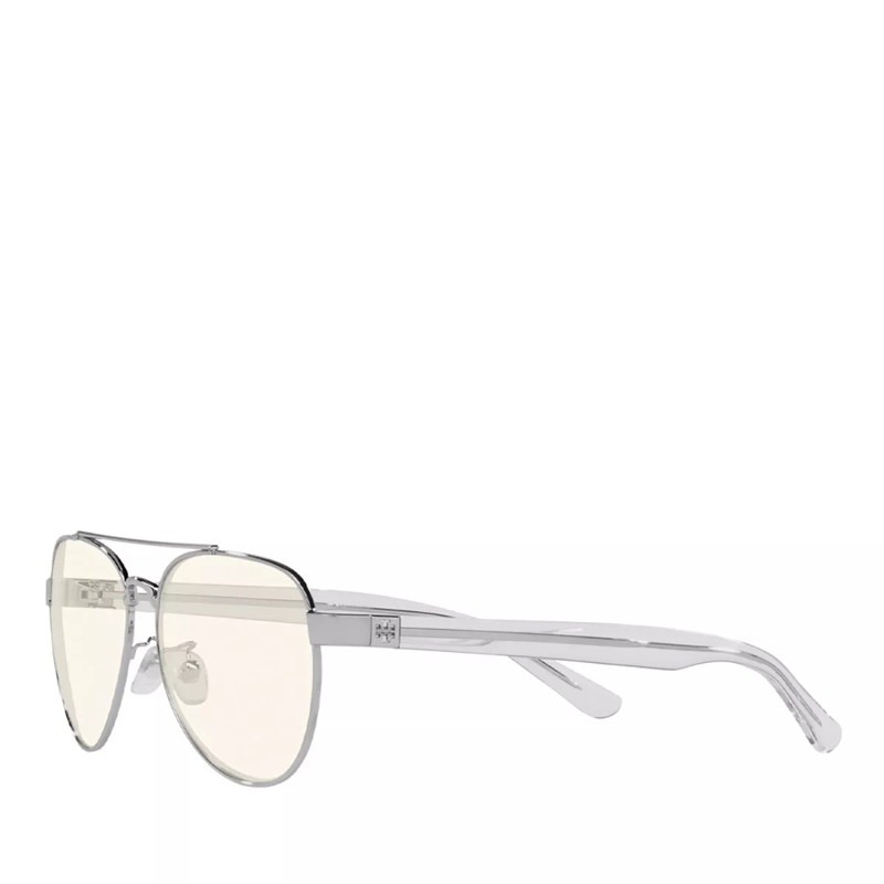 Tory Burch Brille Blue Blocker 0TY6070 Shiny Silver Metal(Image 4)